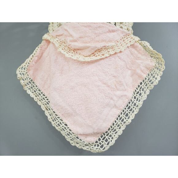 GORGEOUS Clothes Pin / Bag / Rag Holder Bag Vintage Handmade from Old Towel!‎ - Picture 4 of 6